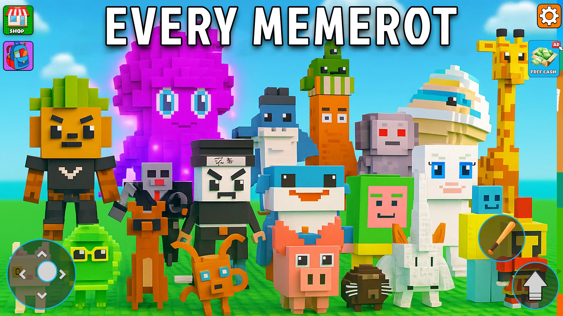 Plants n Memerots: Catch Steal screenshot